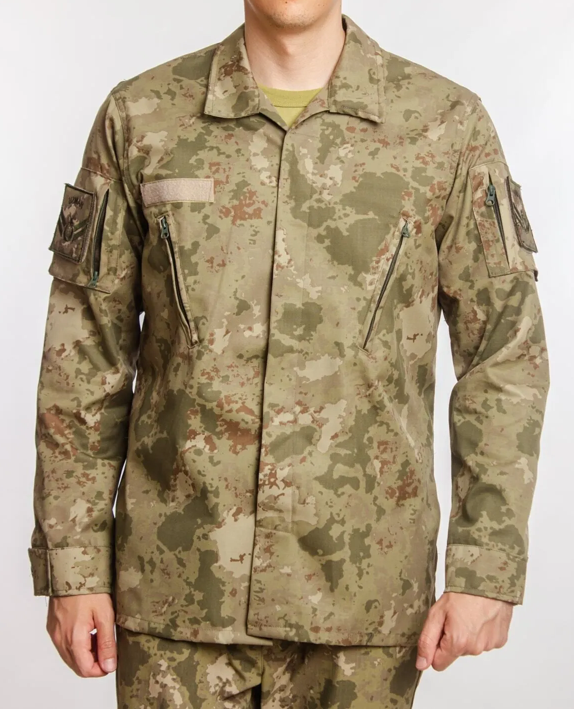 Askeri kamuflaj gömlek haki model