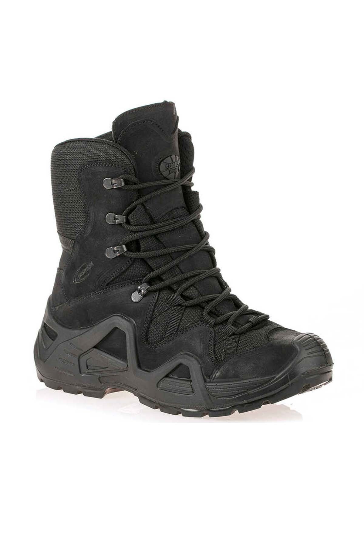 Tactik askeri bot siyah outdoor model